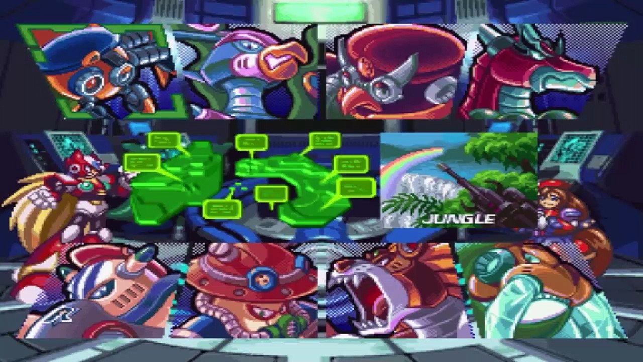 Mega Man X4 (Sega Saturn) - Jogando com Zero - Parte #2 - Eu não gosto de aranhas!