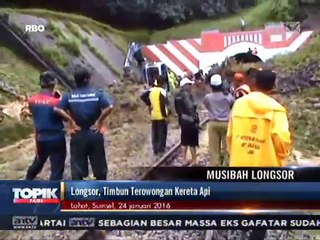 Jalur Kereta Lubuklinggau-Palembang Lumpuh Akibat Longsor