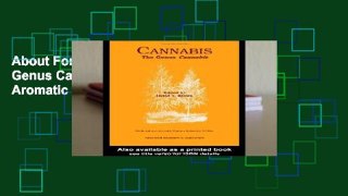 About For Books  Cannabis: The Genus Cannabis (Medicinal and Aromatic Plants - Industrial