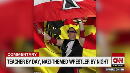 Teacher by day, Nazi-themed wrestler by night