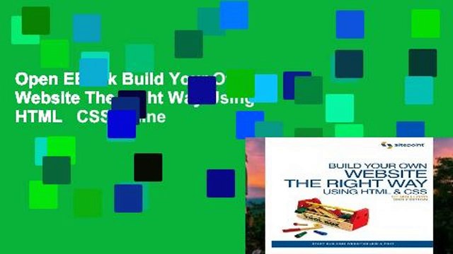 Open EBook Build Your Own Website The Right Way Using HTML CSS online