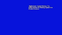 Digital book  Capital Raising: The 5-Step System for Raising Capital from Private Investors