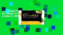 Trial Expert C++/CLI: .NET for Visual C++ Programmers (Expert s Voice in .NET) Ebook
