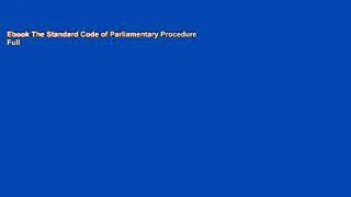 Ebook The Standard Code of Parliamentary Procedure Full