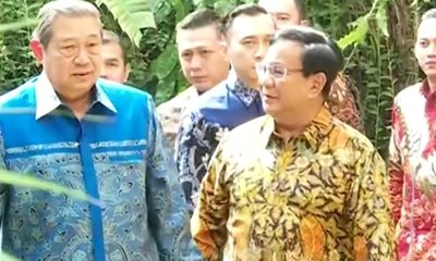 SBY Bertemu Prabowo, Potensi Matangkan Koalisi