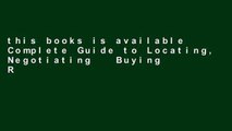 this books is available Complete Guide to Locating, Negotiating   Buying Real Estate Foreclosures