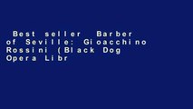 Best seller  Barber of Seville: Gioacchino Rossini (Black Dog Opera Library)  Full