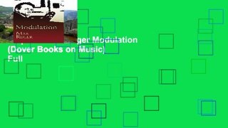 Popular  Max Reger Modulation (Dover Books on Music)  Full