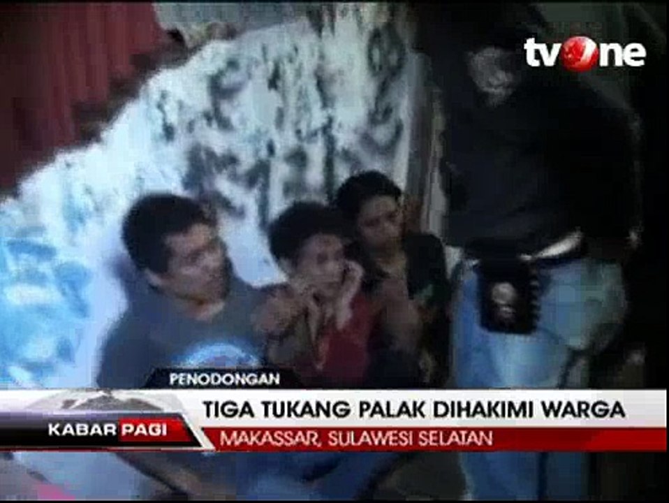 3 Pemalak Babak Belur Dihakimi Warga