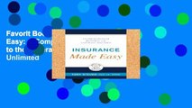 Favorit Book  Insurance Made Easy: A Comprehensive Roadmap to the Coverage You Need Unlimited