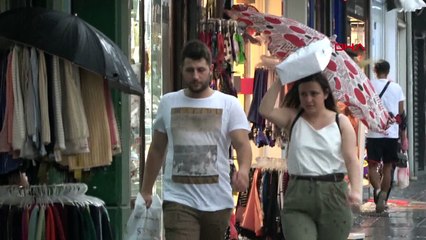 Edirne ve Tekirdağ’da yağmur etkili oldu