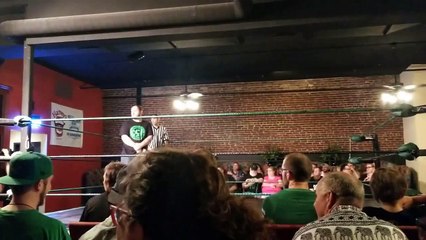 Schaff vs. Big Ugly-DOA Wrestling at Harvey's Comedy Club - Portland 7-29-18