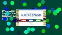 Unlimited acces Principles of Supply Chain Management: A Balanced Approach (Mindtap Course List)