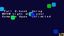 Full E-book  Using MVVM Light with your Xamarin Apps  Unlimited