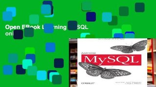 Open EBook Learning MySQL online