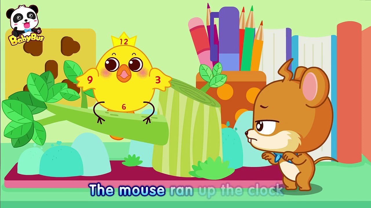 Hickory Dickory Dock | Nursery Rhymes | Kids Songs | BabyBus