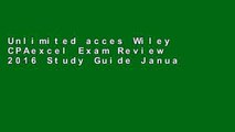 Unlimited acces Wiley CPAexcel Exam Review 2016 Study Guide January: Business Environment and