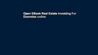 Open EBook Real Estate Investing For Dummies online