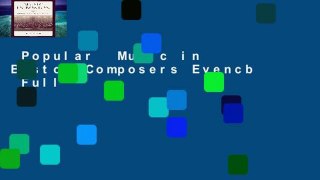 Popular  Music in Boston Composers Evencb  Full