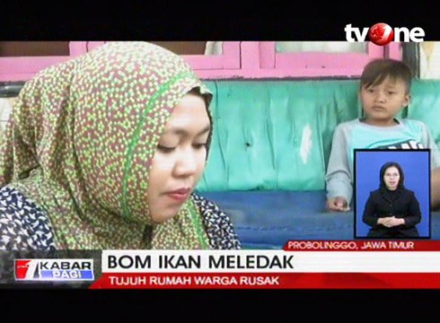 Bom Ikan Meledak, 7 Rumah Rusak dan Tiga Orang Terluka