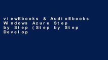 viewEbooks & AudioEbooks Windows Azure Step by Step (Step by Step Developer) free of charge