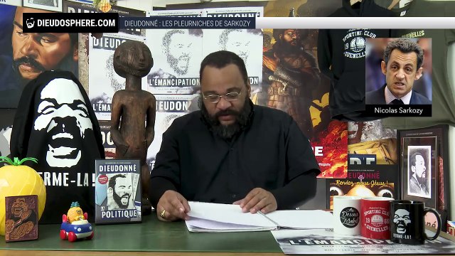 Dieudonné - Les pleurniches de Sarkozy Mouammar Kadhafi, Alain Soral, Algérie)