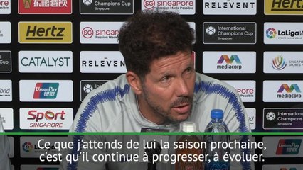 Atlético - Simeone: "J'attends de Griezmann qu'il progresse encore"