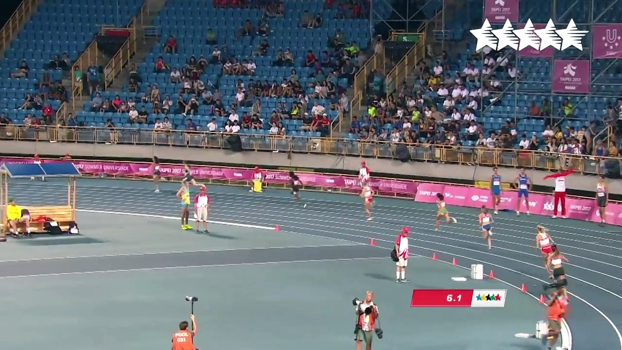 Athletics Women's 400m final - 29th Summer Universiade 2017, Taipei, Chinese Taipei