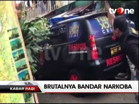 Polisi Jaga Ketat Lokasi Penggerebekan Bandar Narkoba