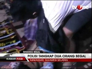 Download Video: Polrestabes Makassar Ringkus Dua Buronan Begal