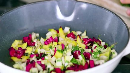 Swiss Chard Frittata with Rye Berries