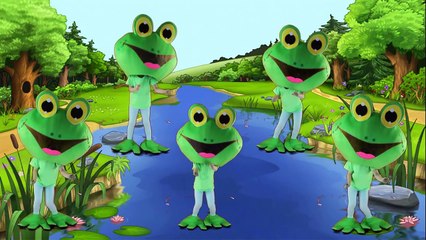 Five small frogs | Children's cartoons for boys | Video for children