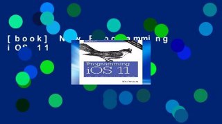 [book] New Programming iOS 11