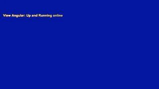 View Angular: Up and Running online
