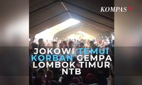 Jokowi Temui Korban Gempa Lombok Timur, NTB