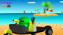 Auto Rickshaw | Tuk Tuk | Cars Cartoon | Construction Vehicles | Cranes | Diggers | Apps f