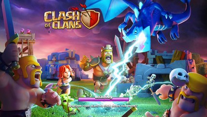 Th11 Electro dragon attack coc- Meet 2018 new troops in coc the electro dragon -Clash Of Clans