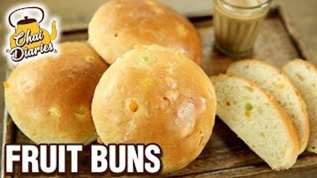 Fruit Buns Recipe - How To Make Tutti Frutti Buns At Home - Chai Diaries With Varun