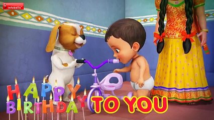 Happy Birthday Song in Hindi | Janamdin Mubarak Ho | Hindi Rhymes | Infobells