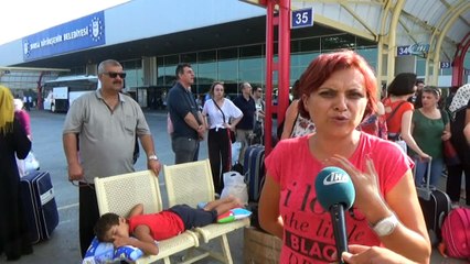 Yolcu otobüsünde büyük ayıp