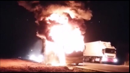 Motorista de ônibus conta como incêndio começou