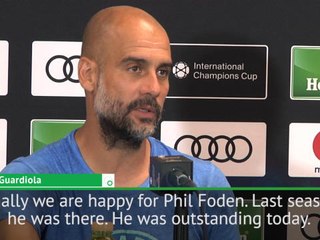 Download Video: Guardiola impressed with Foden