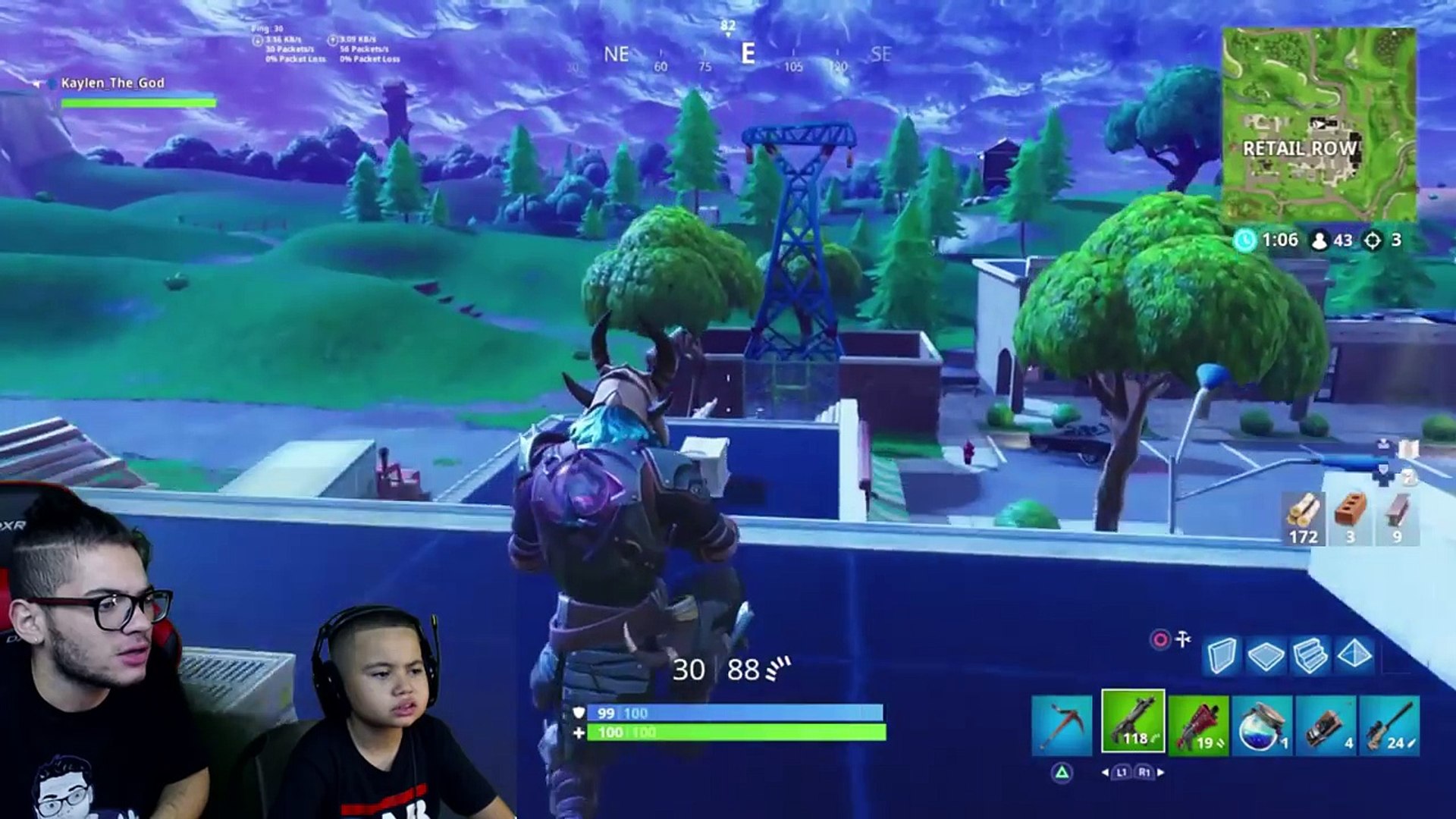 1 Kill 100 For Jayden 9 Year Old Little Brother Plays Fortnite Battle Royale Solos Omg - 