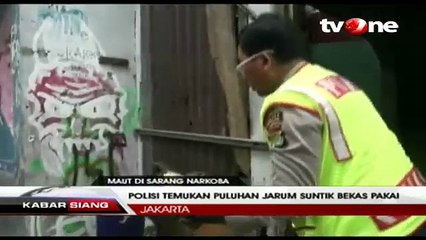 Puluhan Jarum Suntik Narkoba Ditemukan di Kompleks Berlan