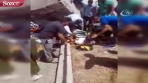 Van’da TOMA devrildi: 2 polis yaralı
