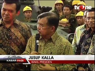 Wapres Kunjungi Pindad dan PT. Dirgantara Indonesia
