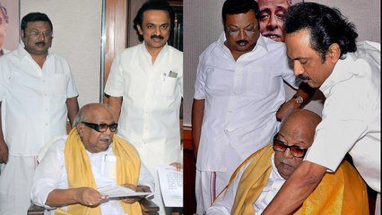 மீண்டும் சேர்ந்த ஸ்டாலின், அழகிரி...சேர்த்து வைத்த கருணாநிதி.. வீடியோ