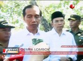 Jokowi Bersama TGB Beri Bantuan ke Korban Gempa Lombok