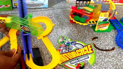 3 beautiful kids toys FUNNY TRAIN, PENGUIN RACE, NUTTINESS MOTORCYCLE