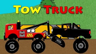 Count To Ten Tow Truck Monster Truck Tow Truck Rescue